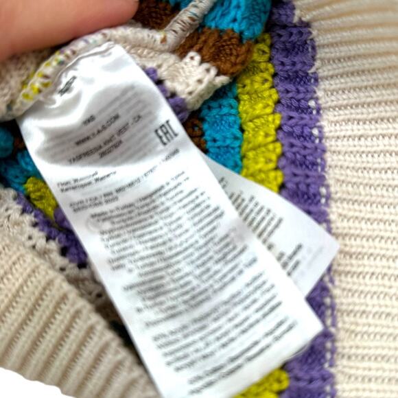 Y.A.S Crochet in Multi Stripe Tank Size Small - Picture 7 of 9